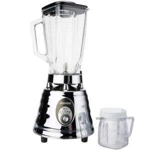 LICUADORA OSTER DE 3 VEL VASO VIDRIO CROMADA MOD. 465-42