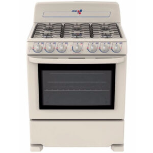 Estufa de piso IEM 6 Quem. 30″ Color Bisque Mod.EI3030BAPL0