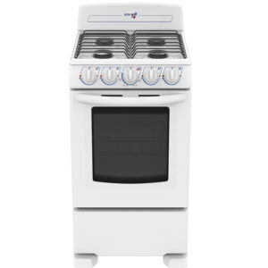 Estufa de piso IEM 4 Quem. 50 cm Color Blanca Mod.EI5020BAPB0