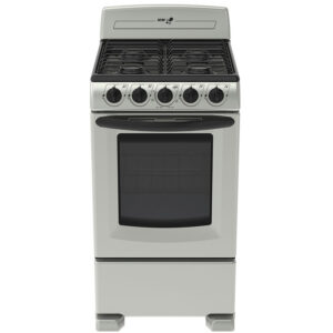 Estufa de piso IEM 4 Quem. 50 cm Color Plata Mercury Mod. EI5020BAPS0