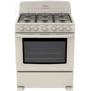 Estufa de piso Mabe 6 Quem. 76 cm Color Bisque Mod.EM7630BAPL0