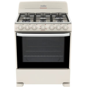 Estufa de piso Mabe 6 Quem. 30″ Color Bisque Mod.EM7645BAIL0